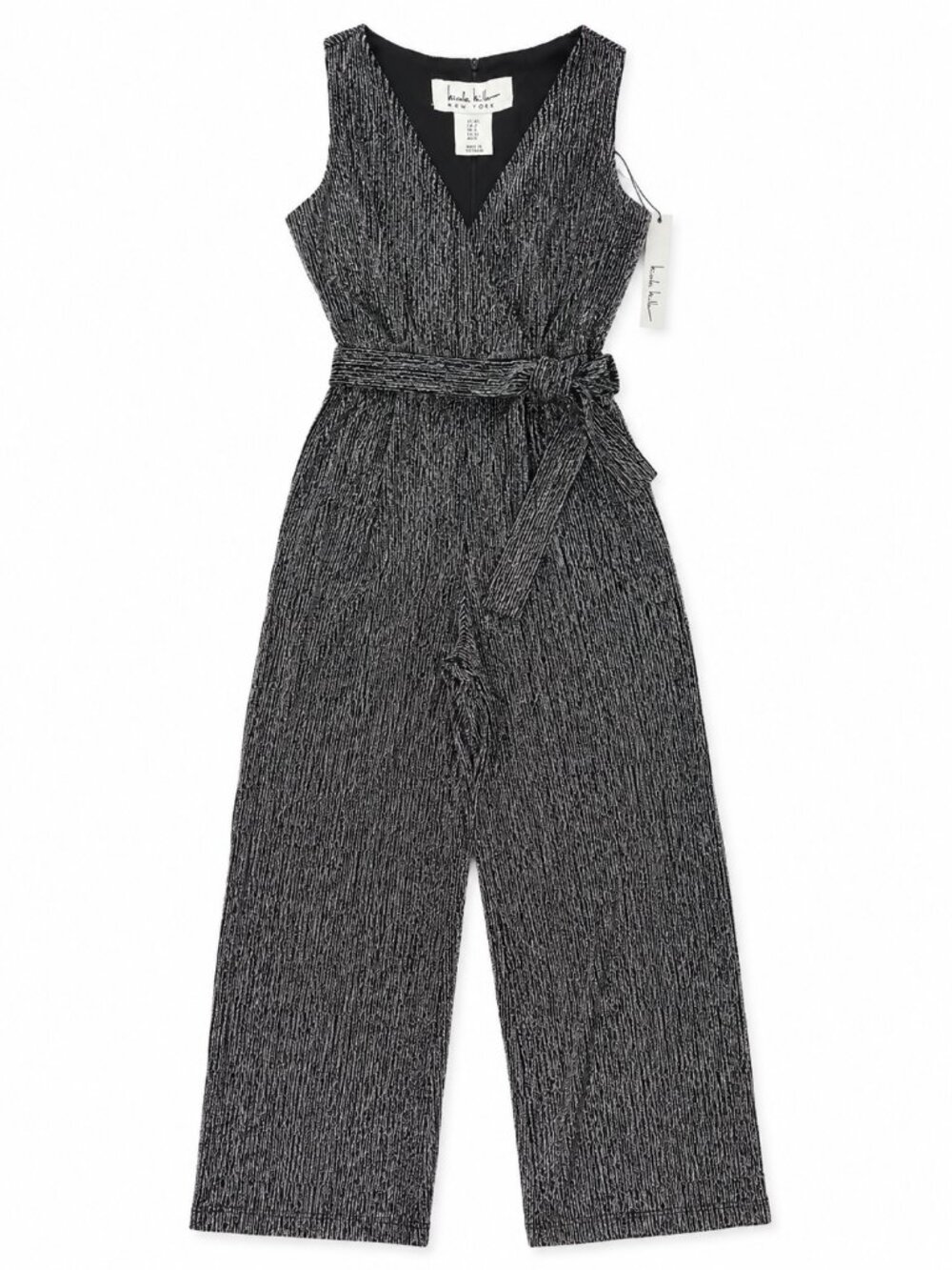 New with tags Nicole Miller New York metallic jumpsuit in women’s size XS.